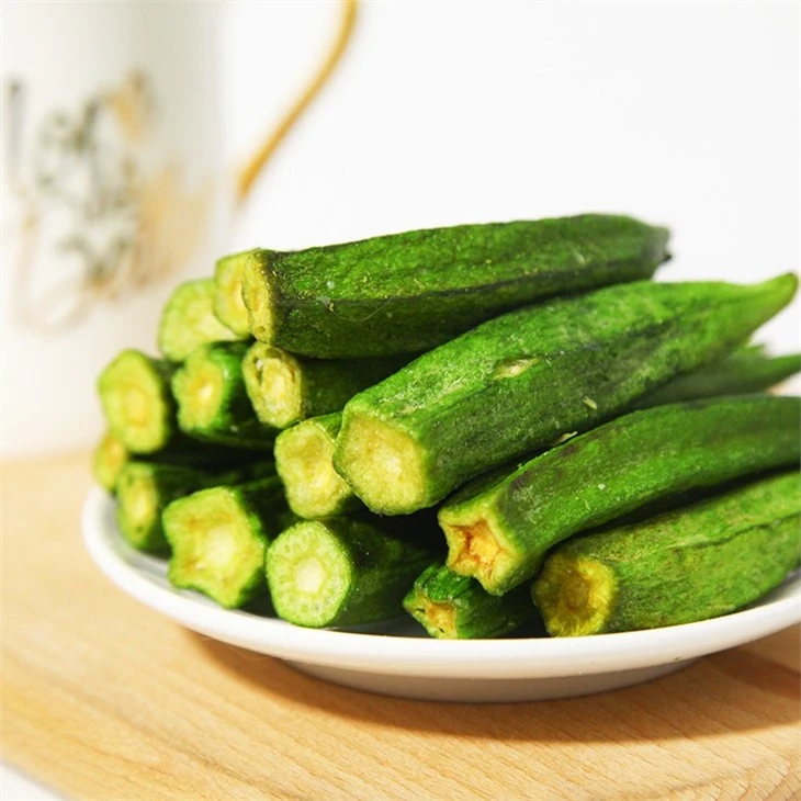 Crunchy Okra Chips